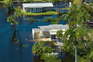 Flood Response Services illustrated by the aftermath of hurricane ian.